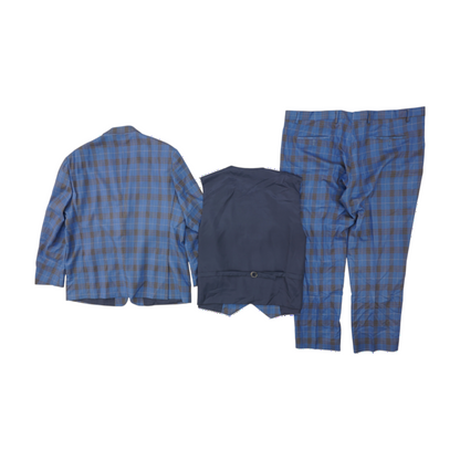 Blue Plaid Suit