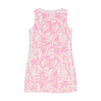 Neon Pink Print Dress