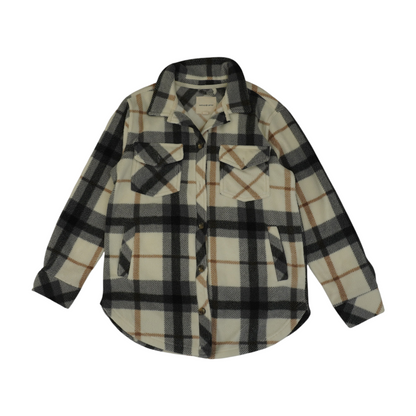 Gray Plaid Button Down