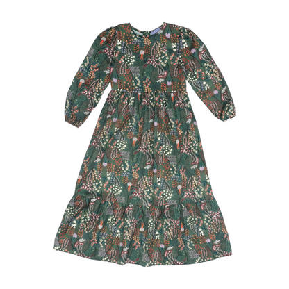 Green Floral Dress