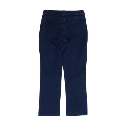 Blue Mid Rise Regular Jeans
