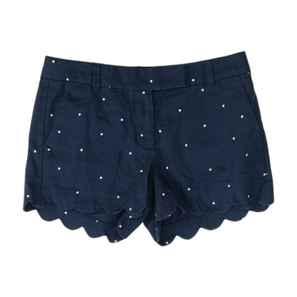 Navy Print Shorts