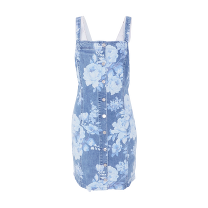 Blue Tall Floral Mini Dress