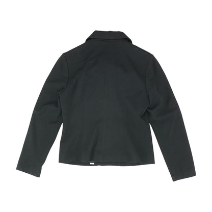 Black Solid Blazer