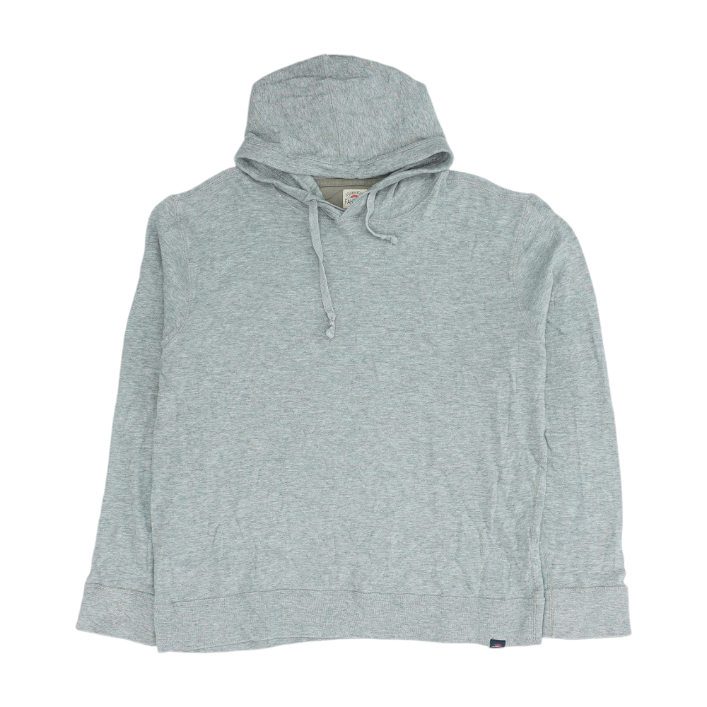 Gray Solid Hoodie Pullover