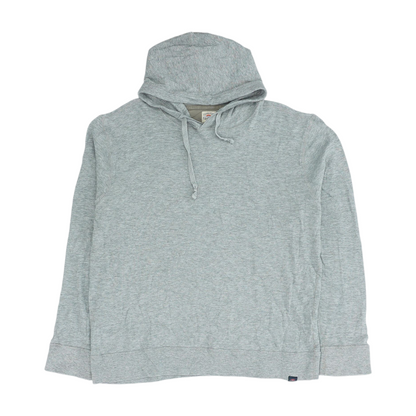 Gray Solid Hoodie Pullover