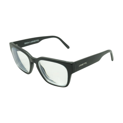 Black AN7205-1219 Square Unknown Prescription Eyeglasses