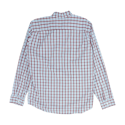 Red Check Long Sleeve Button Down