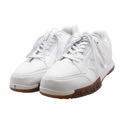 White Low-Top Athletic Shoes