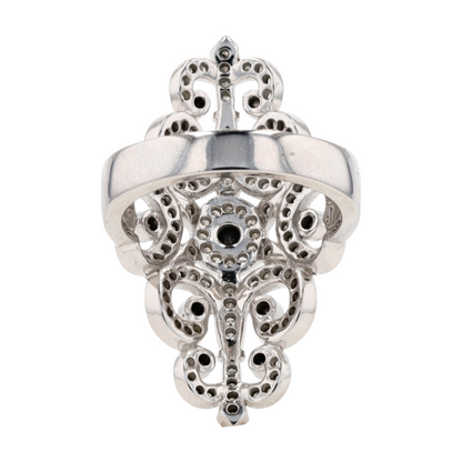 1 ctw Sterling Silver Diamond Fashion Ring