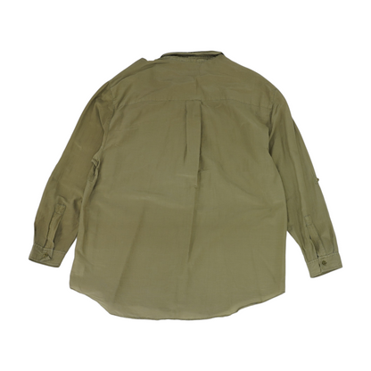 Green Button Down