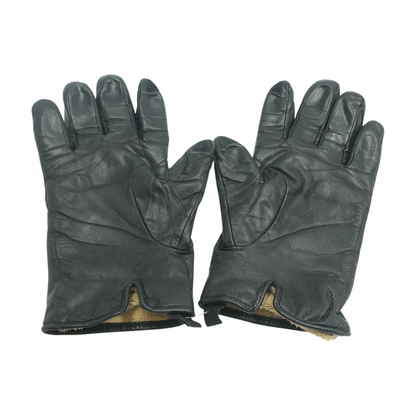 Black Leather Gloves