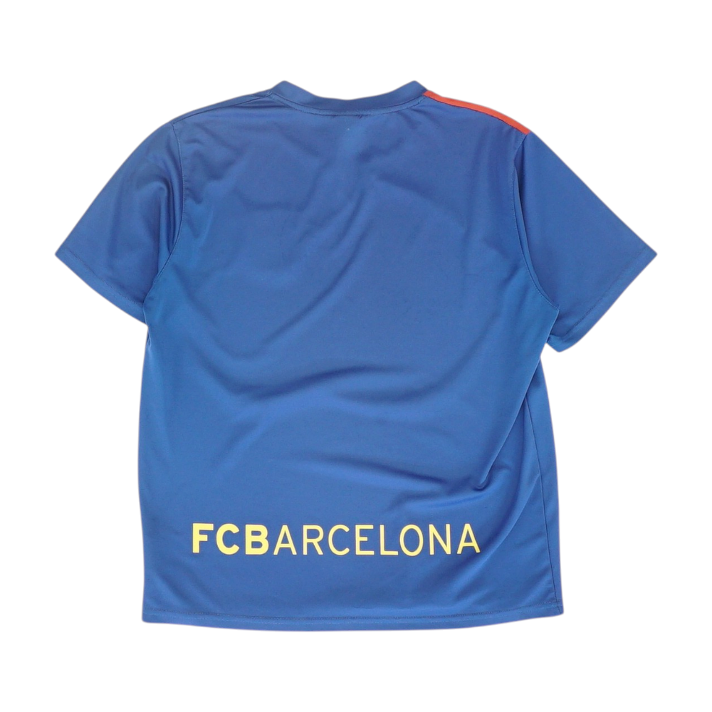 Men's Navy FC Barcelona Short Sleeve Jersey
