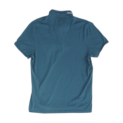 Teal Solid Short Sleeve Polo