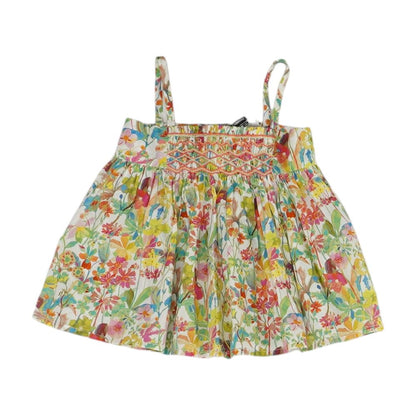 Multi Floral Sleeveless Blouse