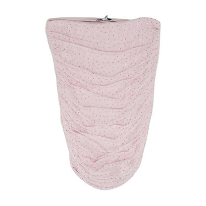 Pink Solid Sleeveless Blouse