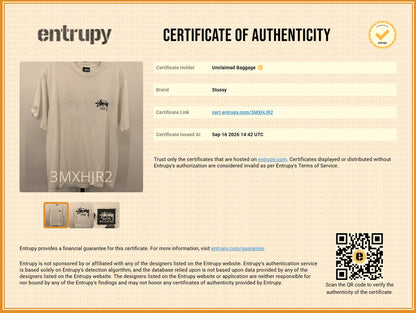 Stussy White Solid T-Shirt – Image 3