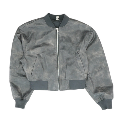 Gray Solid Jacket
