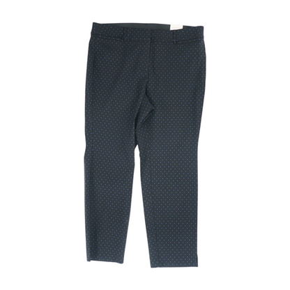 Black Print Slim Pants