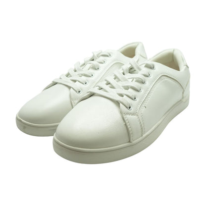 White Lace Up Casual Shoes