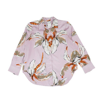Pink Floral Button Down