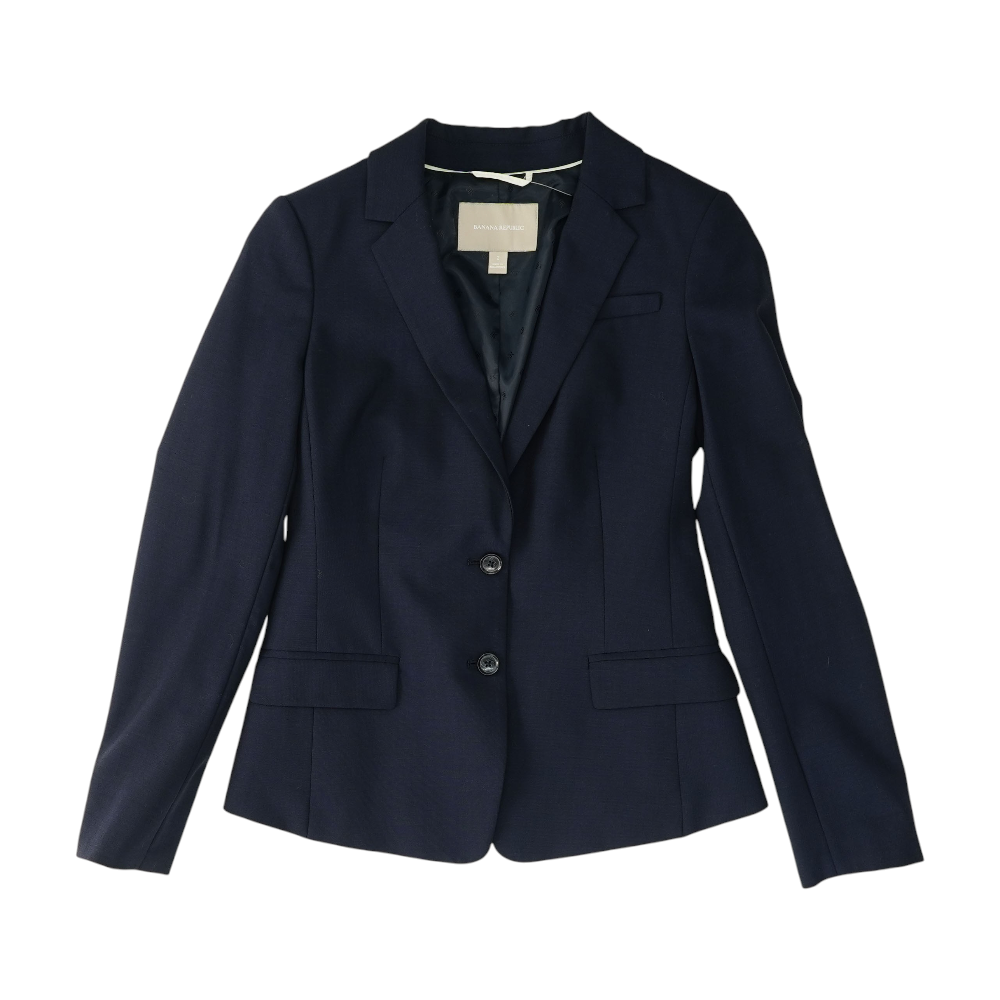 Navy Solid Blazer