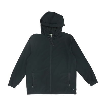 Black Solid Active Jacket