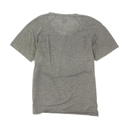 Gray Solid Active T-Shirt