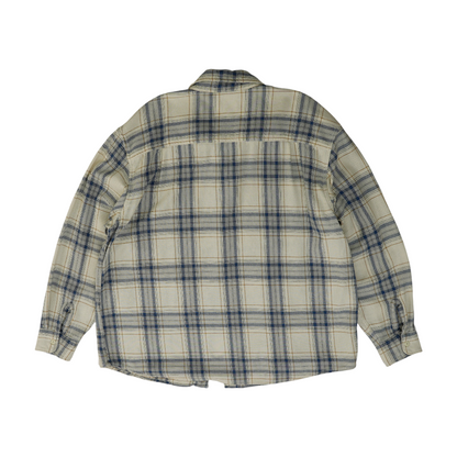 Blue Plaid Flannel Button Down