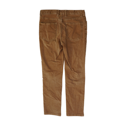 Brown Straight Pants
