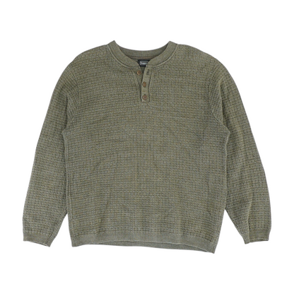 Green Solid Pullover Sweater