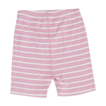 Pink Striped Active Shorts