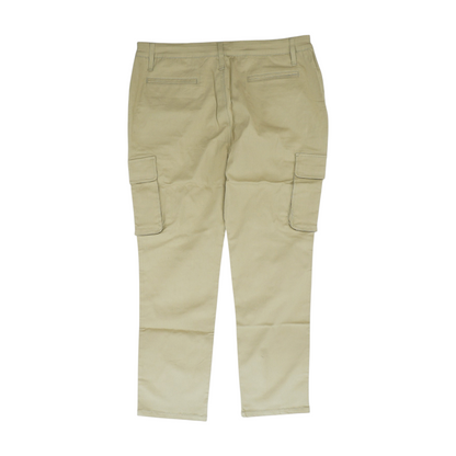 Beige Regular Pants