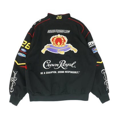 Vintage Vintage Nascar Crown Royal Jamie McMurray #26 Racing Jacket