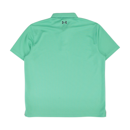 Green Solid Short Sleeve Polo