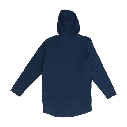 Navy Solid Hoodie Pullover