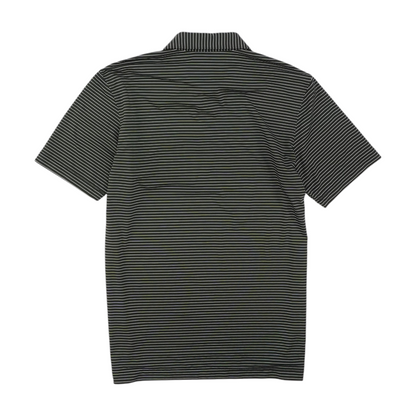 Black Georgia Bulldogs Striped Short Sleeve Polo