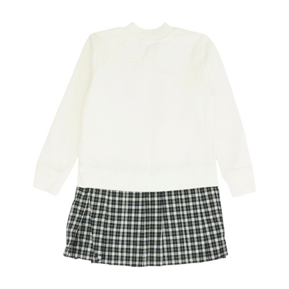 Ivory Color Block Dress