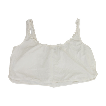 White Cropped Blouse