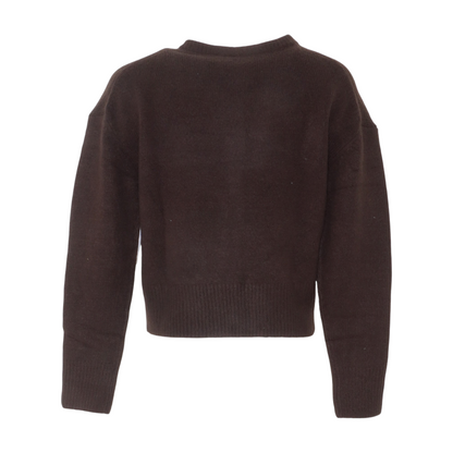 Brown Cardigan Sweater