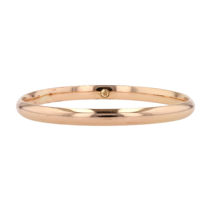 14K Rose Gold Bangle Bracelet