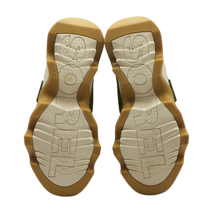 Olive Slip-On Athletic Shoes
