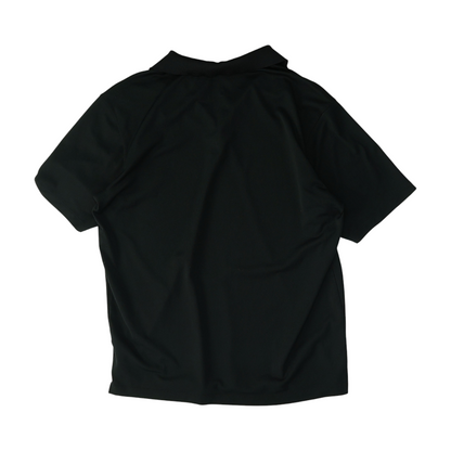 Black Las Vegas Aces Solid Short Sleeve Polo