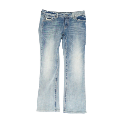 Blue Bootcut Jeans