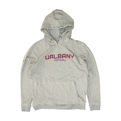 Gray Solid Hoodie Pullover