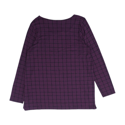 Maroon Print Blouse