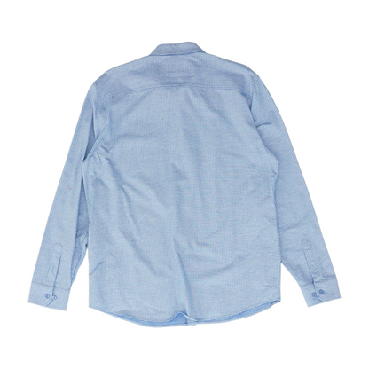 Blue Check Long Sleeve Button Down