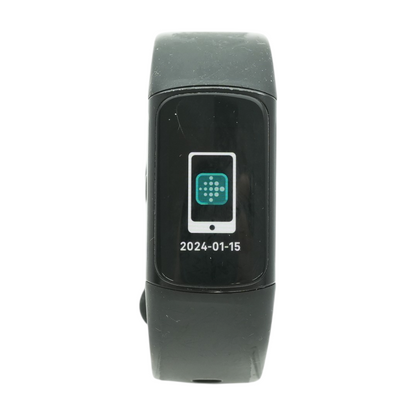 20mm Charge 6 Black Activity Tracker Black Band S/M