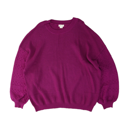 Purple Pullover Sweater