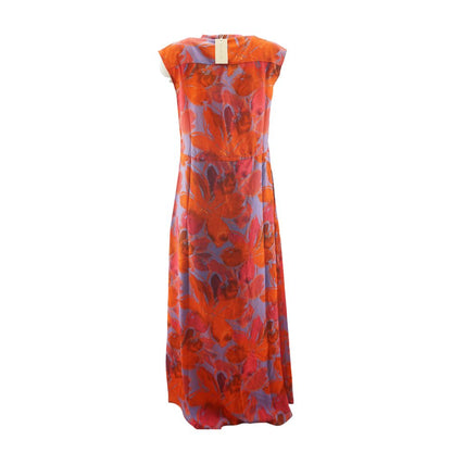 Multi Floral Midi Dress